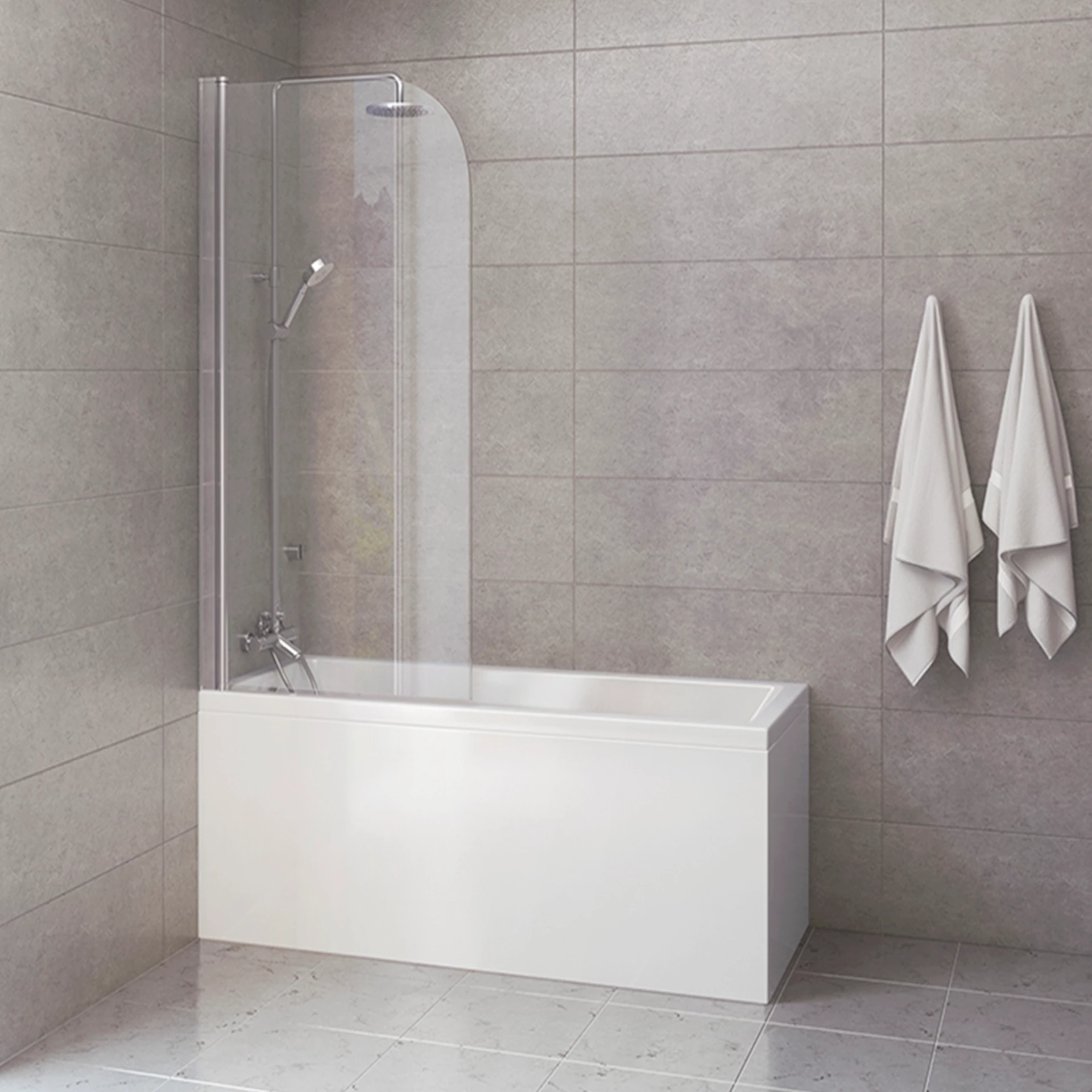 NRF6135004 - Kvadrat 170 badekar m/front og endepanel - 