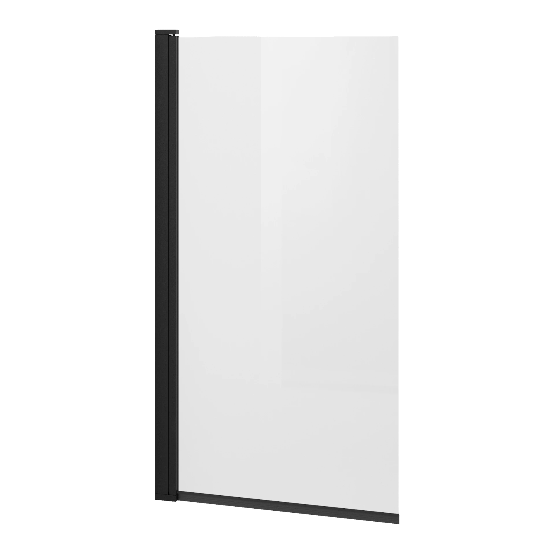 NRF6312954 - LIAM badekarsvegg, sort/klart - 