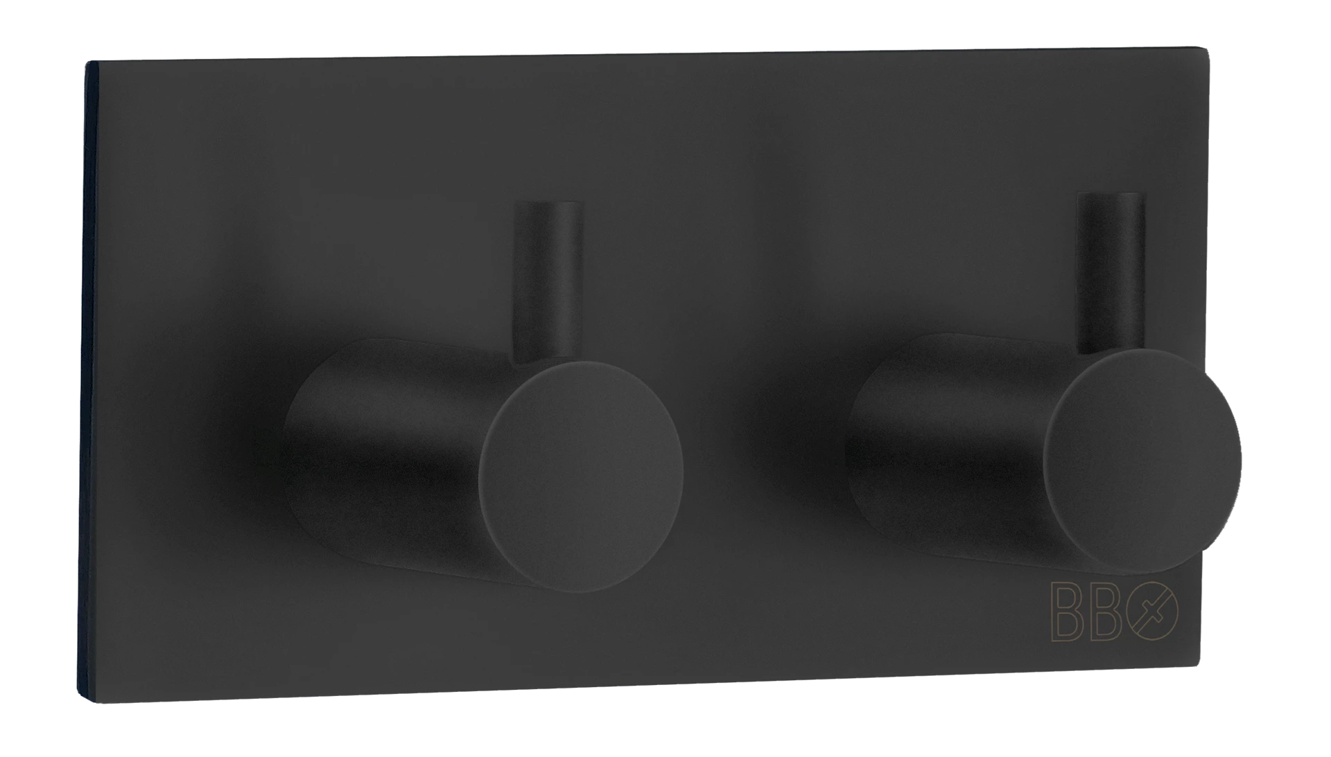 ARTBB1106 - Beslagsboden dobbel krok, sort - 